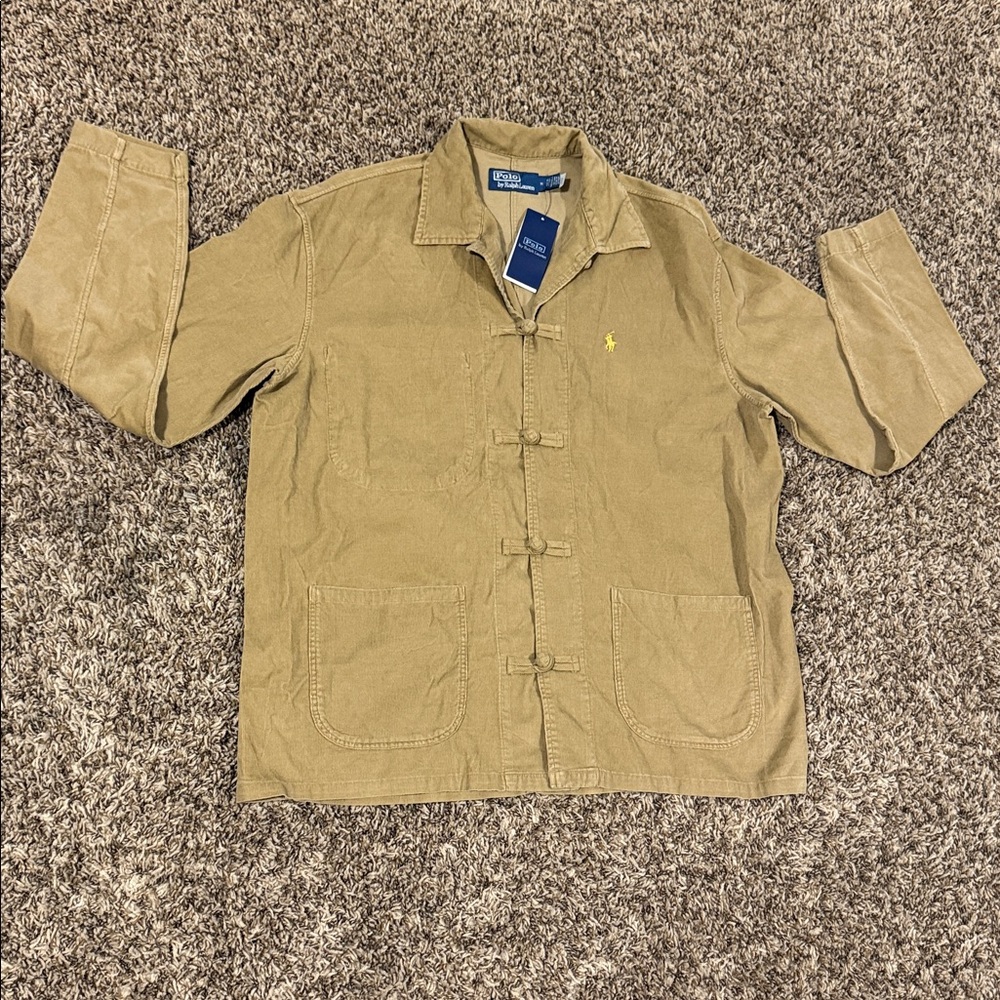 Polo by Ralph Lauren Corduroy Woven Button Overshirt Sz M